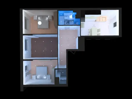 Проект 3х комнатной квартиры в СПБ.